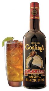 Dark and Stormy Cocktail